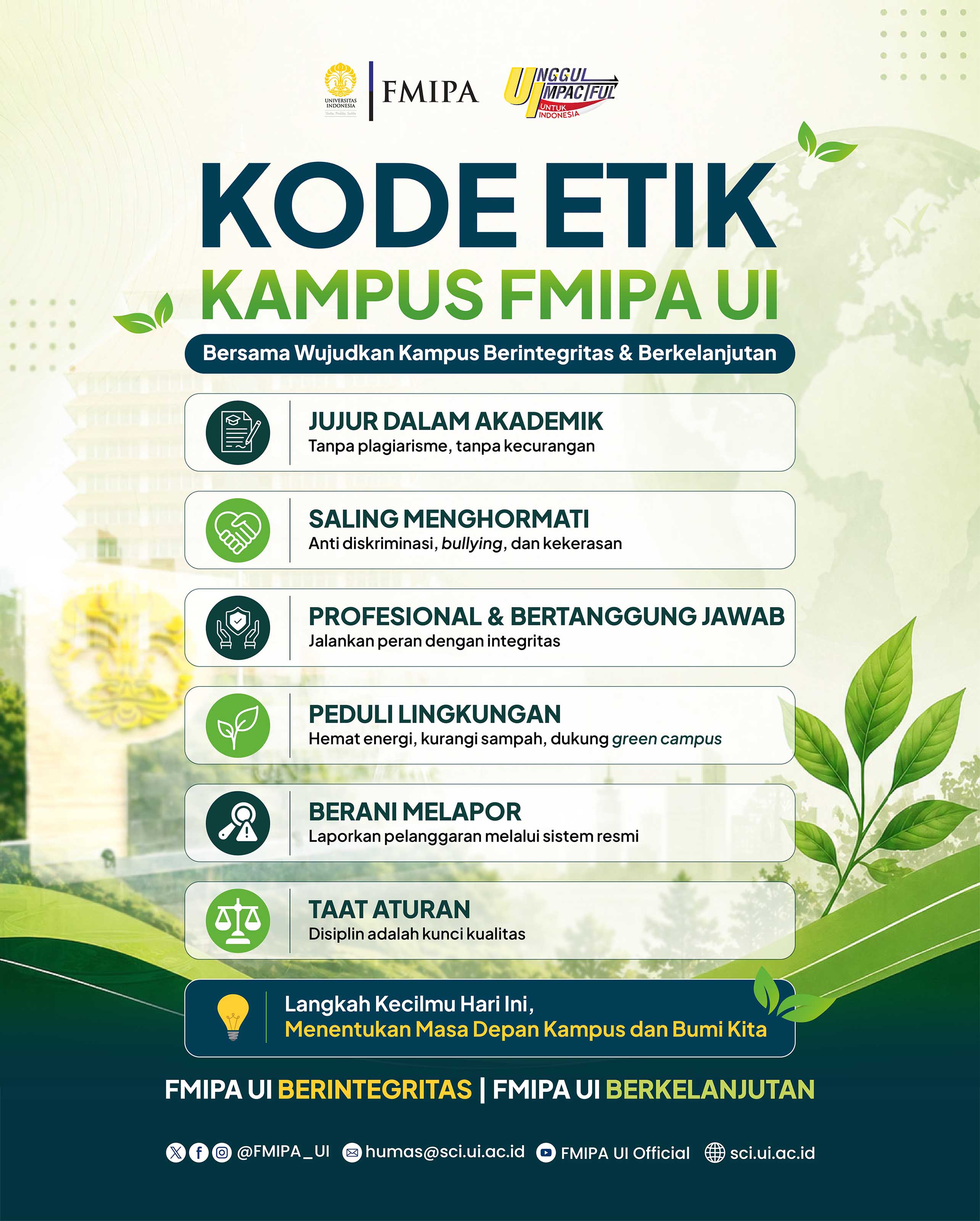 Kode Etik Kampus FMIPA UI